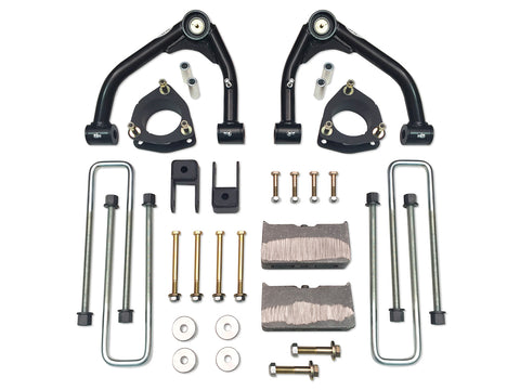 4 Inch Lift Kit 14-18 Silverado/Sierra 1500 4WD Fits Models with 1 piece OE Cast Steel Upper Arms Tuff Country