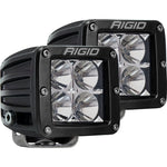 Flood Surface Mount Amber Pair D-Series Pro RIGID Industries