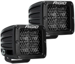 Spot Diffused Midnight Surface Mount Pair D-Series Pro RIGID Industries