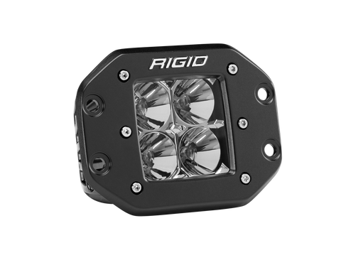 Flood Flush Mount Black D-Series Pro RIGID Industries