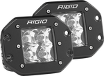 Spot Flush Mount Black Pair D-Series Pro RIGID Industries