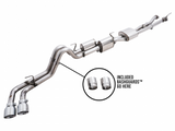 AWE 0FG Exhaust with BashGuard for 3rd Gen Tacoma - Dual Diamond Black Tips