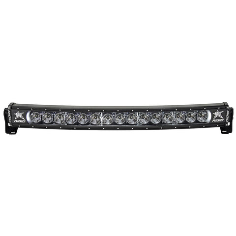 30 Inch LED Light Bar Single Row Curved White Backlight Radiance Plus RIGID Industries