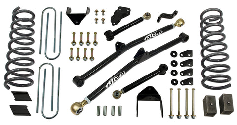 4.5 Inch Long Arm Lift Kit 03-07 Dodge Ram 2500/3500 with Coil Springs Fits Vehicles Built June 30 2007 and Earlier Tuff Country