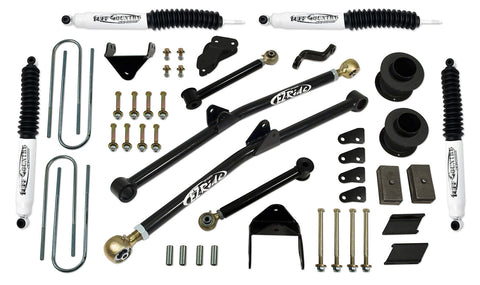 4.5 Inch Long Arm Lift Kit 09-13 Dodge Ram 2500 09-12 Dodge Ram 3500 w/ SX8000 Shocks Tuff Country