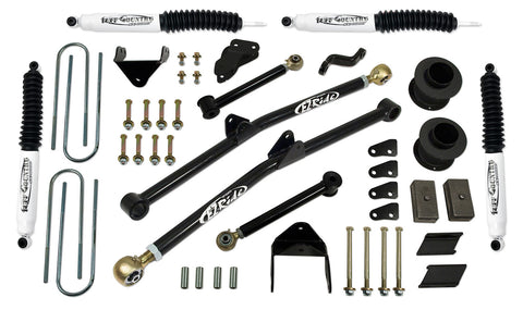 4.5 Inch Long Arm Lift Kit 07-08 Dodge Ram 2500/3500 w/ SX8000 Shocks Fits Vehicles Built July 1 2007 and Later Tuff Country