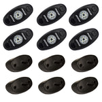 Rock Light Kit Amber Set of 6 Lights A-Series RIGID Industries