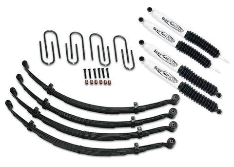 2 Inch Lift Kit 87-96 Jeep Wrangler YJ EZ-Ride w/ SX6000 Shocks Tuff Country