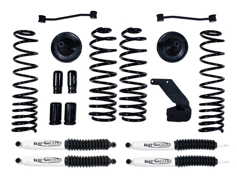 3 Inch Lift Kit 07-18 Jeep Wrangler JK 2 Door w/ SX6000 Shocks Tuff Country