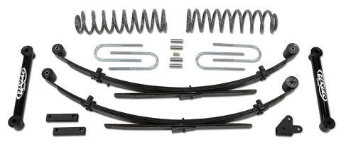 3.5 Inch Lift Kit 87-01 Jeep Cherokee with Rear Leaf Springs Tuff Country