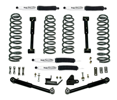 3.5 Inch Lift Kit 92-98 Jeep Grand Cherokee EZ-Flex w/ SX6000 Shocks Tuff Country