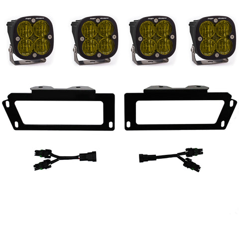 Ram 2500/3500 Fog Lights SAE Fog Pocket Kit Amber FPK 10-18 RAM 1500 09-12 Ram 2500/3500 Baja Designs