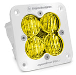 Flush Mount LED Light Pod White Amber Lens Wide Cornering Pattern Squadron Pro Baja Designs