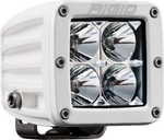 Hybrid Flood Surface Mount White Housing D-Series Pro RIGID Industries