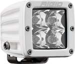 Hybrid Spot Surface Mount White Housing D-Series Pro RIGID Industries