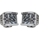 Flood Surface Mount White Housing Pair D-SS Pro RIGID Industries