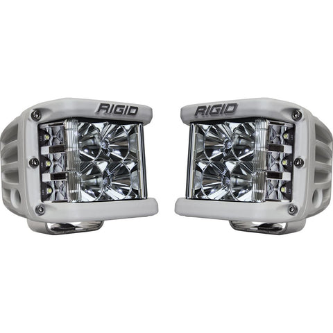 Flood Surface Mount White Housing Pair D-SS Pro RIGID Industries