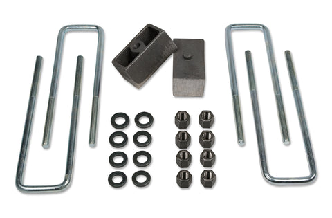 2 Inch Rear Block & U-Bolt Kit 04-14 Nissan Titan 4WD Tuff Country