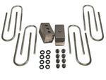 4 Inch Rear Block & U-Bolt Kit 03-13 Dodge Ram 2500 03-12 Dodge Ram 3500 4WD w/3.5 or 4 Inch Rear Axle Tuff Country