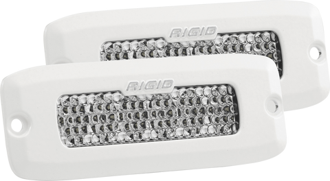 Diffused Flush Mount White Housing Pair SR-Q Pro RIGID Industries