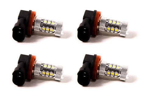 H11 XP80 LED Cool White Set of 4 Diode Dynamics