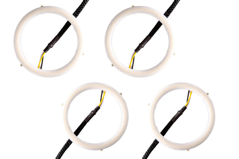 Halo Lights LED 70mm/80mm White Four Diode Dynamics