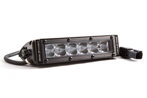 6 Inch LED Light Bar Single Row Straight SS6 White Driving Light Bar Single Diode Dynamics