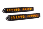 12 Inch LED Light Bar  Single Row Straight Amber Driving Pair Stage Series Diode Dynamics