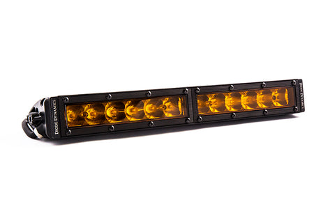 12 Inch LED Light Bar  Single Row Straight Amber Driving Each Stage Series Diode Dynamics