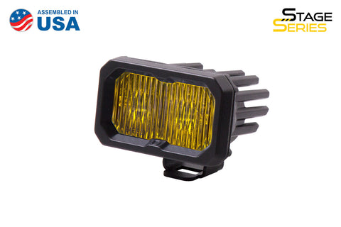 Stage Series 2 Inch LED Pod, Sport Yellow Fog Standard ABL Each