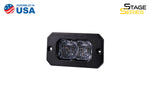 Stage Series 2 Inch LED Pod, Sport White Fog Flush WBL Each