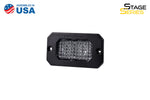 Stage Series 2 Inch LED Pod, Sport White Flood Flush WBL Each