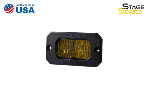 Stage Series 2 Inch LED Pod, Pro Yellow Fog Flush ABL Each